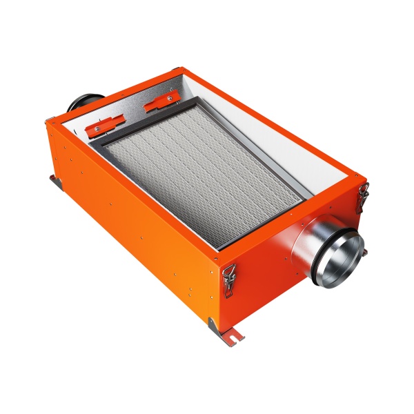 Купить Канальный фильтр с функцией шумоглушителя Ventmachine Orange ЕРА с качественным монтажом климатических систем в Москве и МО от ПУХОВ  тел.: +7 (495) 123-66-55